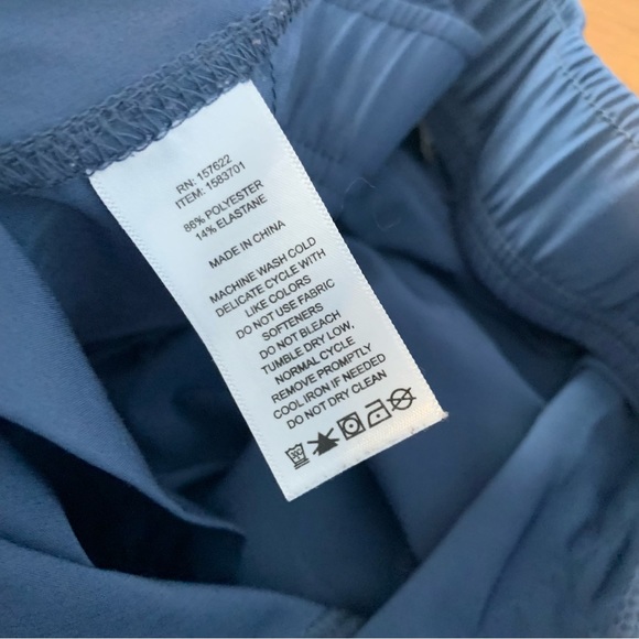 Bundle of 2 Eddie Bauer Ankle Athletic Pants Green Navy Blue Size Large - Picture 8 of 16